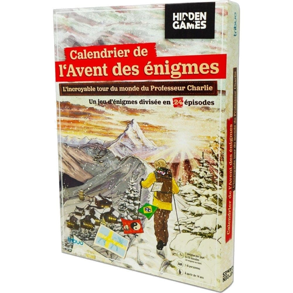 L'Incroyable tour du monde du Professeur Charlie, calendrier de l'Avent des énigmes (édition 2025)