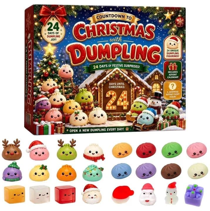 Calendrier de l'Avent Squishy Dumpling 2026 (Boulettes de Noël)