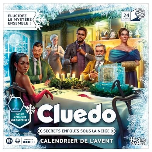 Cluedo Calendrier de l'Avent Secrets Enfouis sous la Neige